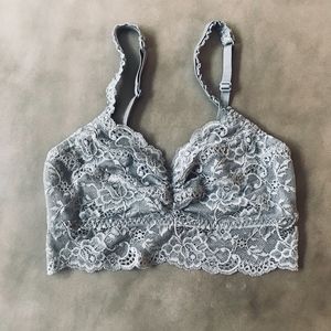 Victoria's Secret PINK Gray Lace Bralette